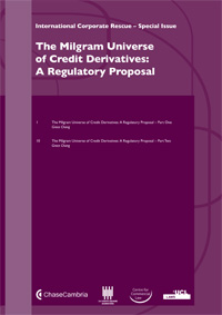 The Milgram Universe of Credit Derivatives: A Regulatory Proposal